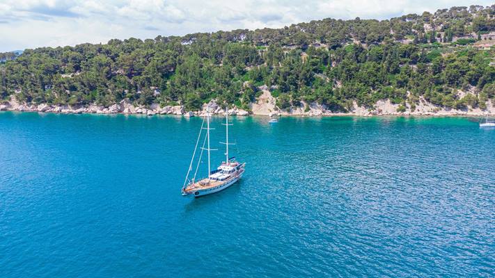 Goleta (30 metros) en Split
