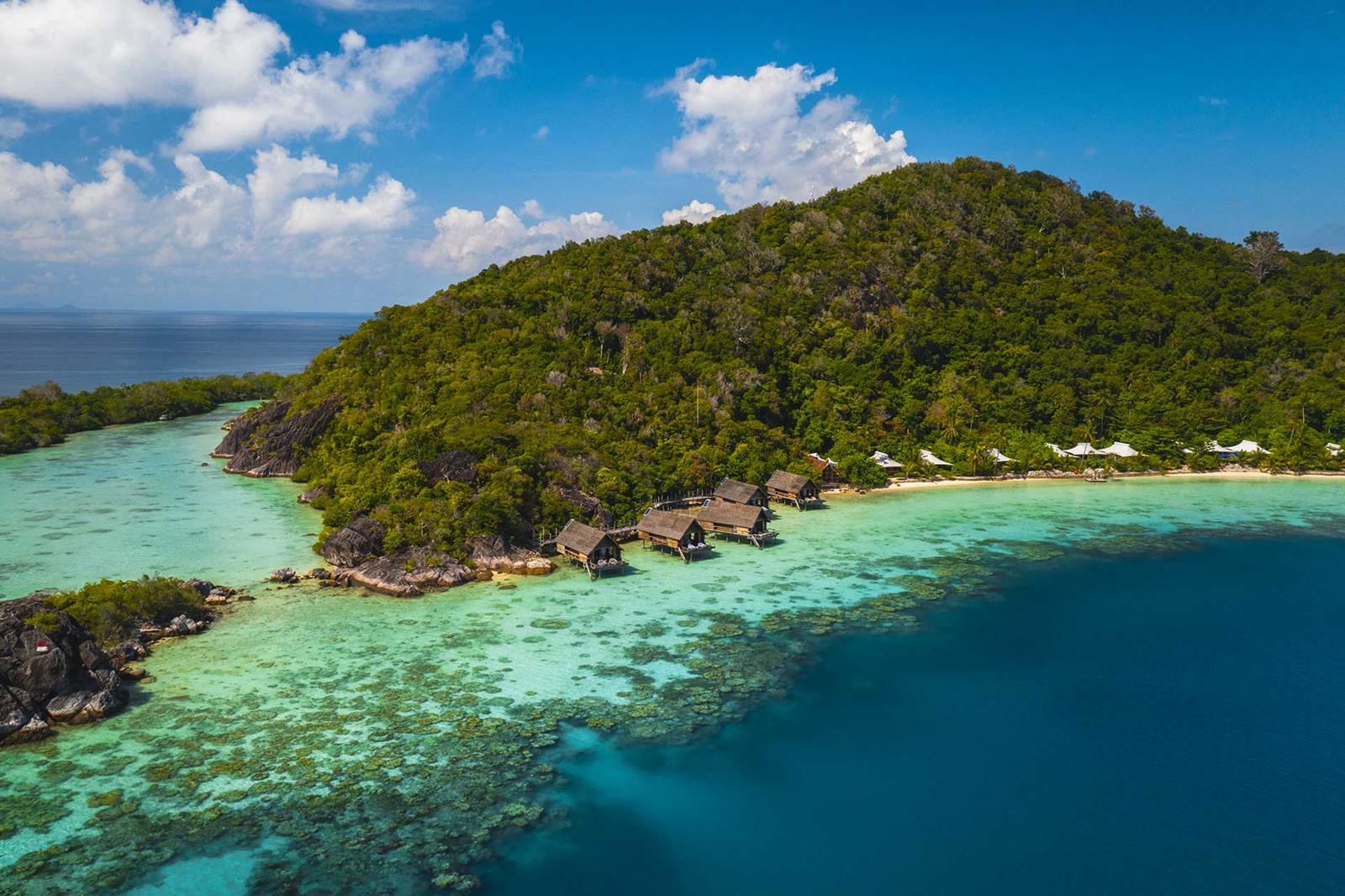 Bawah Private Island en Bawah Island