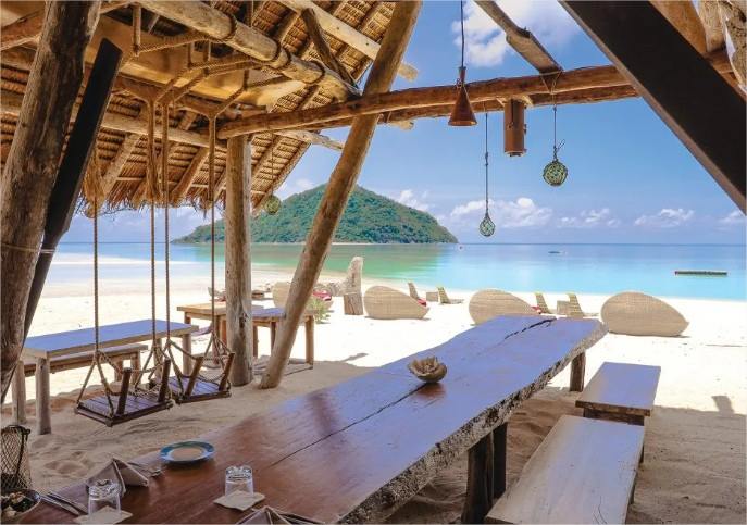 Bawah Private Island en Bawah Island