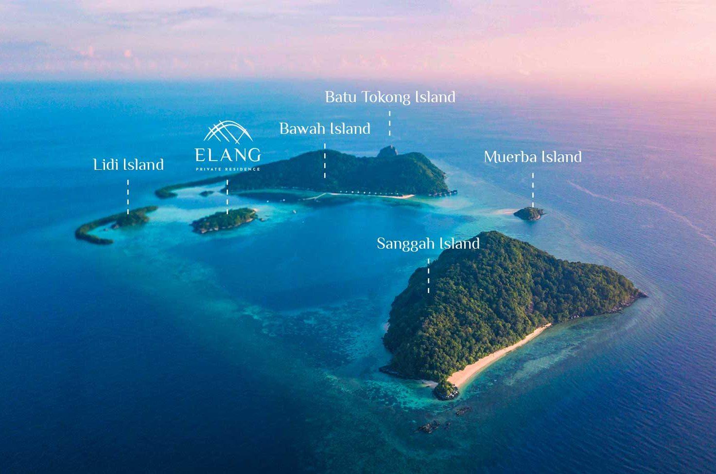Bawah Private Island en Bawah Island