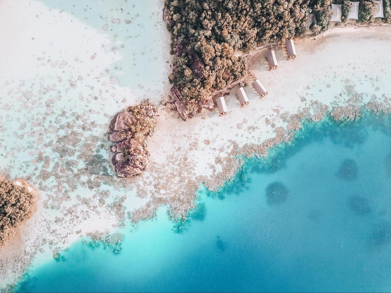 Bawah Private Island en Bawah Island
