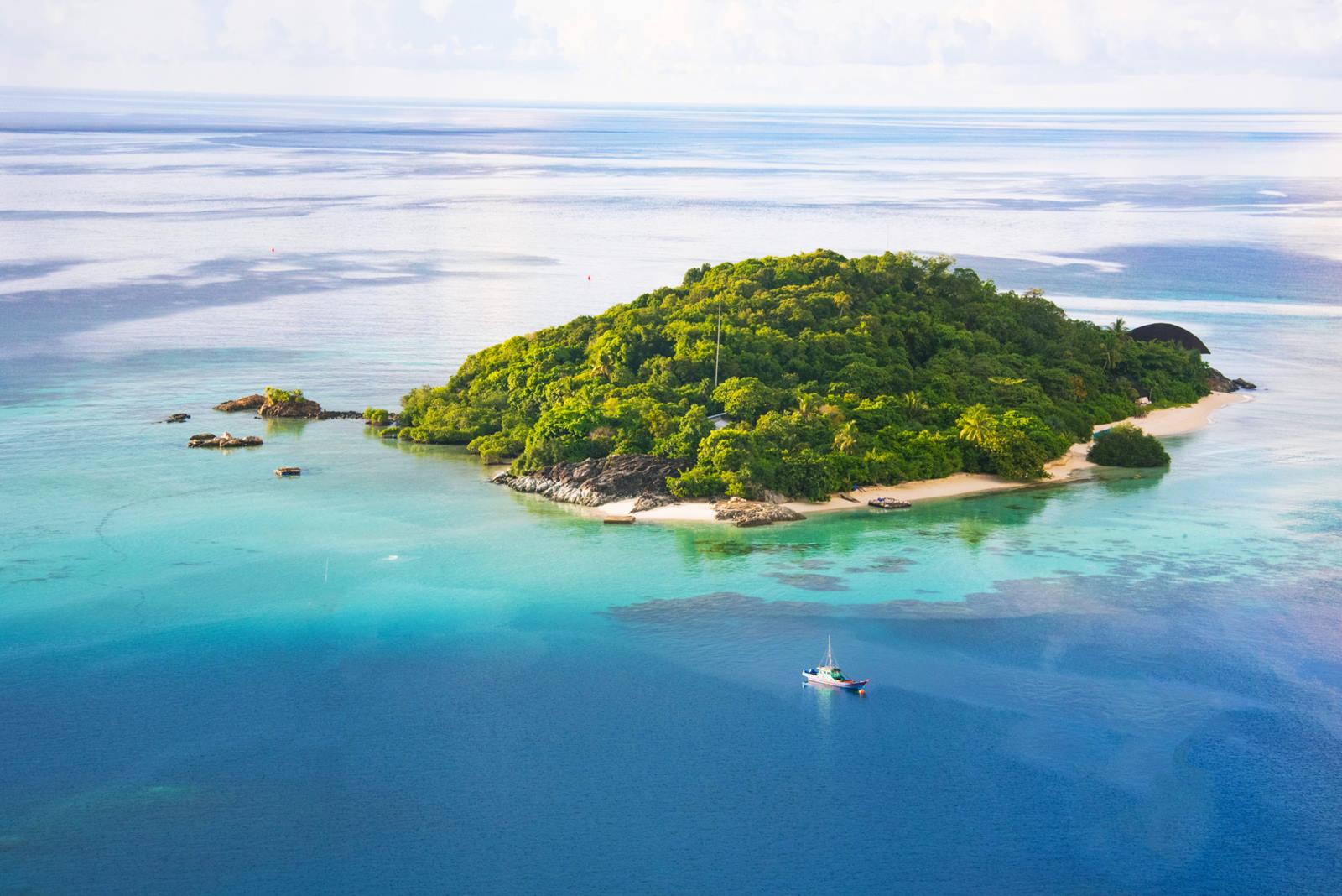 Bawah Private Island en Bawah Island
