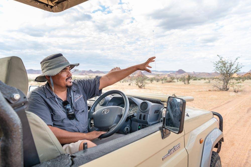 Onduli Ridge en Damaraland