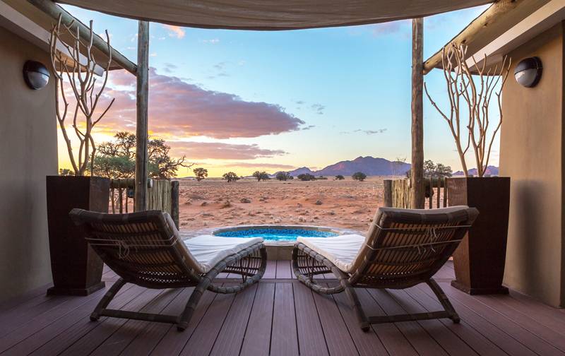 Sossusvlei Lodge en su destino