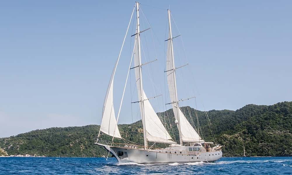 Silver Moon Gulet en su destino