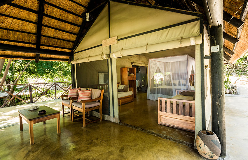 Blue Zebra Island Lodge en Parque Nacional del Lago Malawi