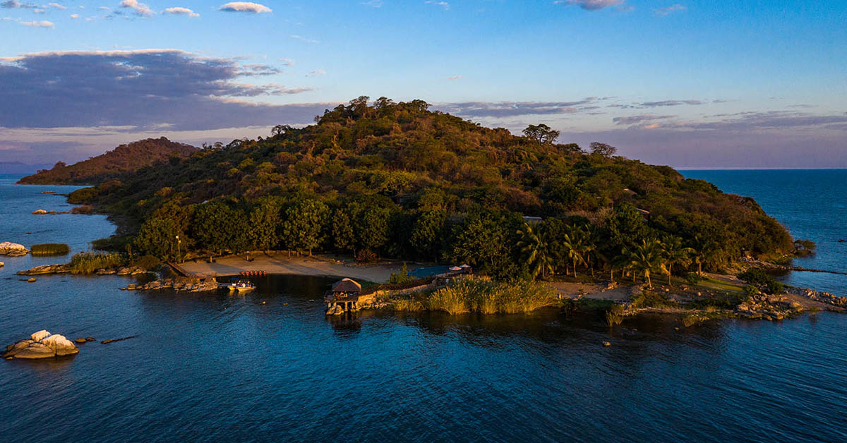 Blue Zebra Island Lodge en Parque Nacional del Lago Malawi
