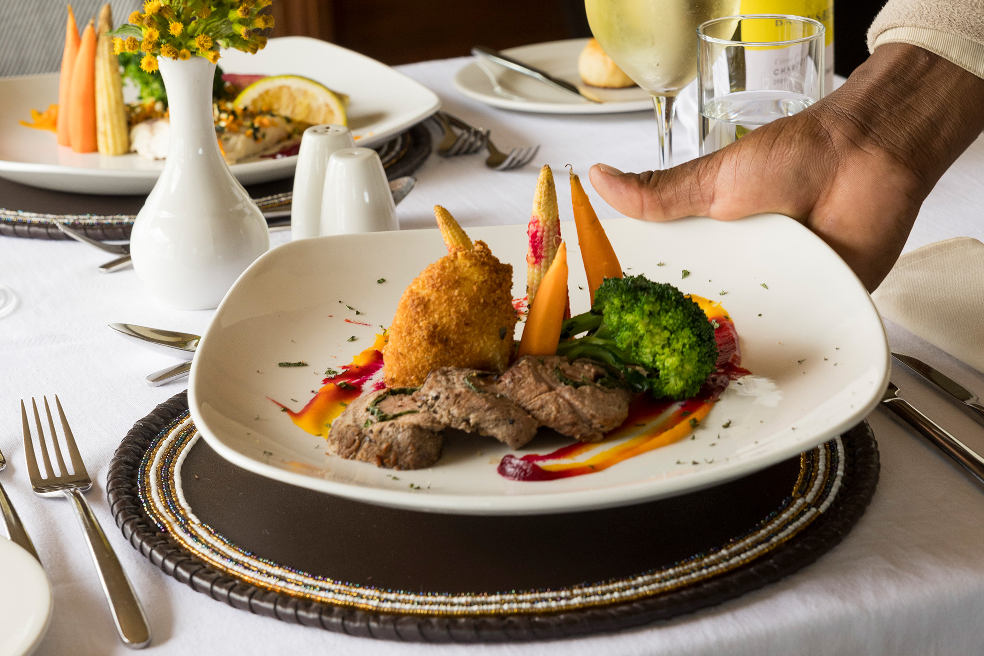The wilderness collection experiences private dining