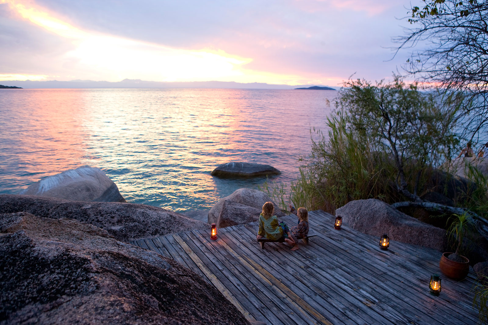 Domwe Island Camp en Parque Nacional del Lago Malawi