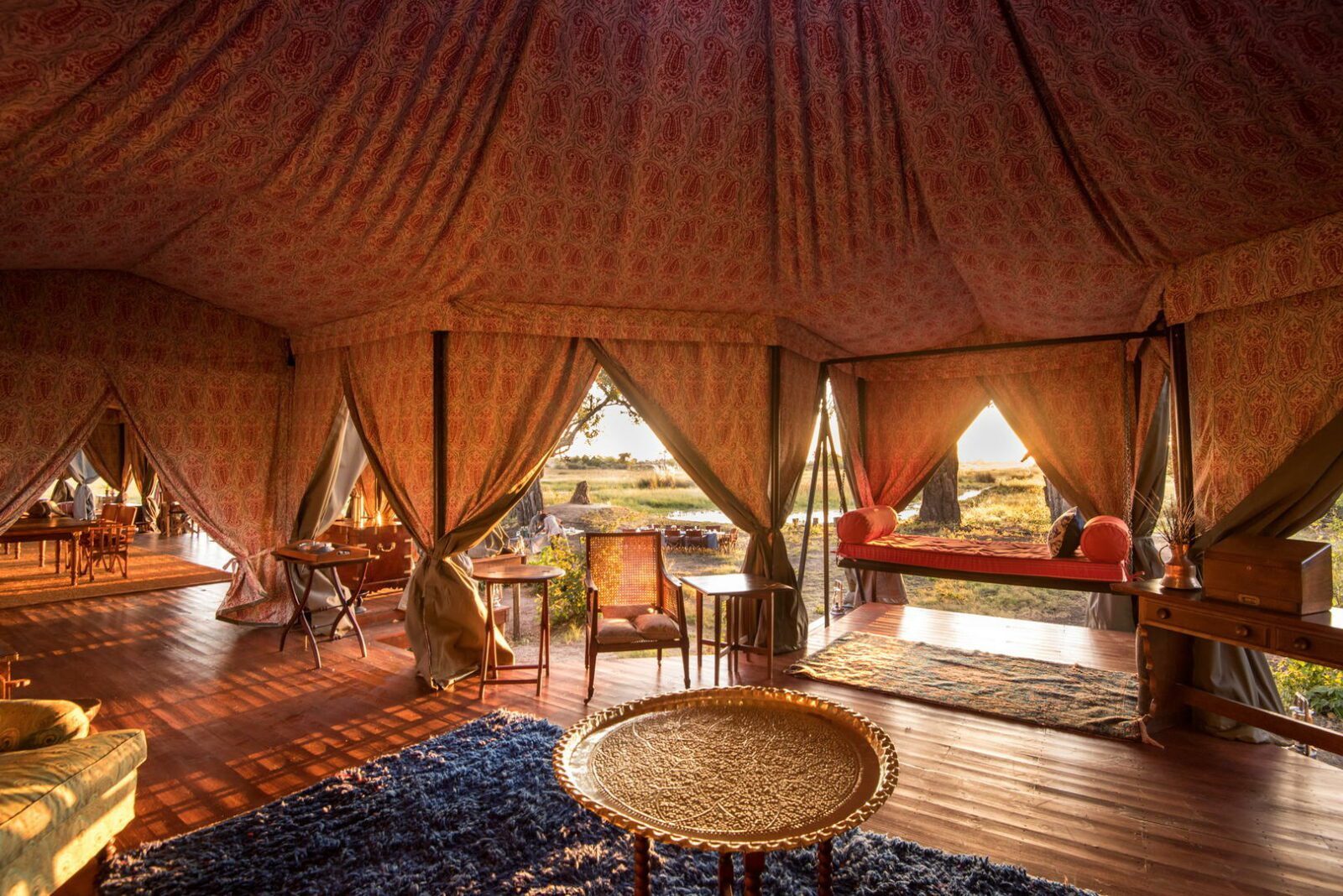 Duke s camp main tent interior