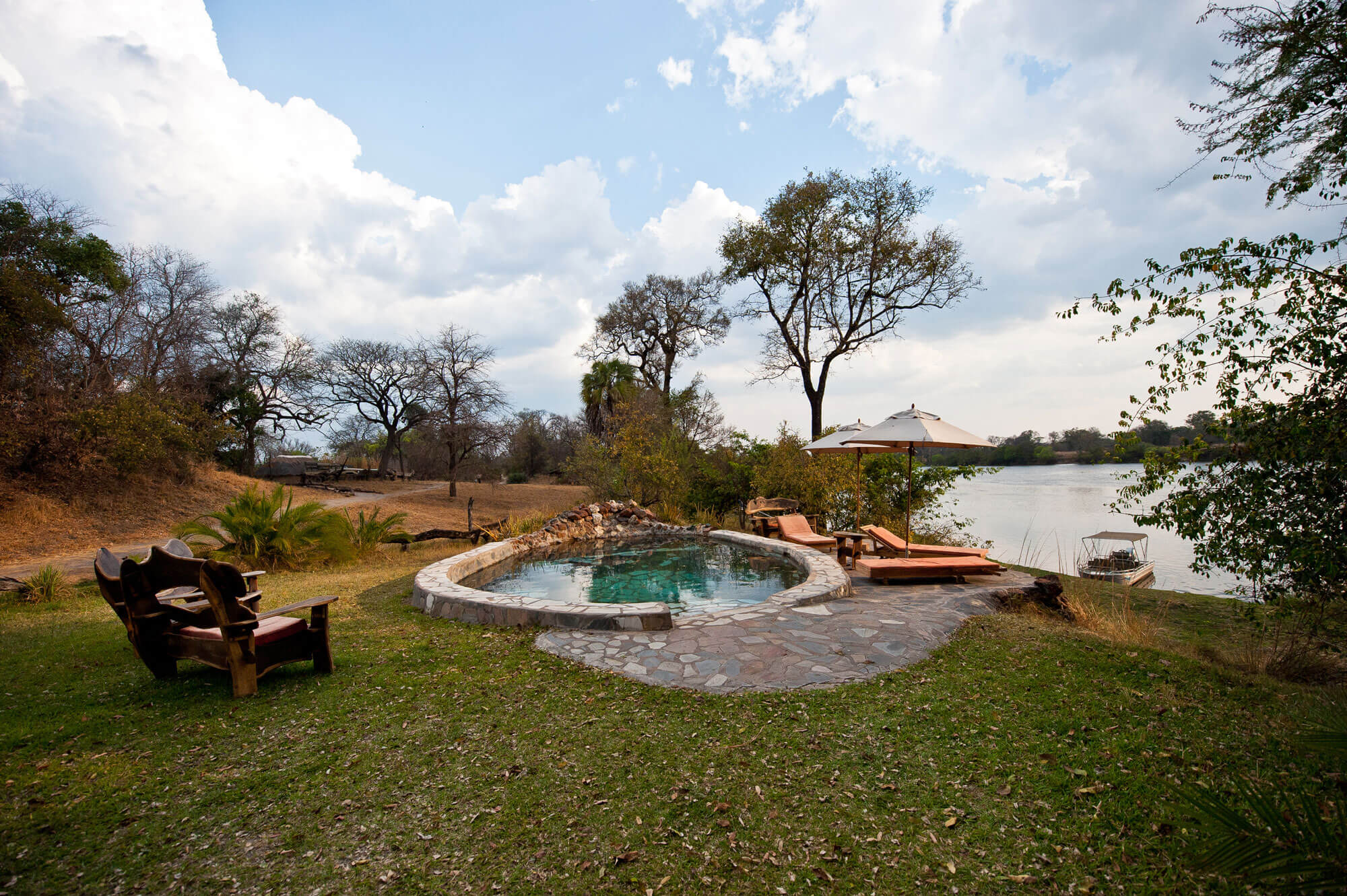 Hippo Lodge en Kafue