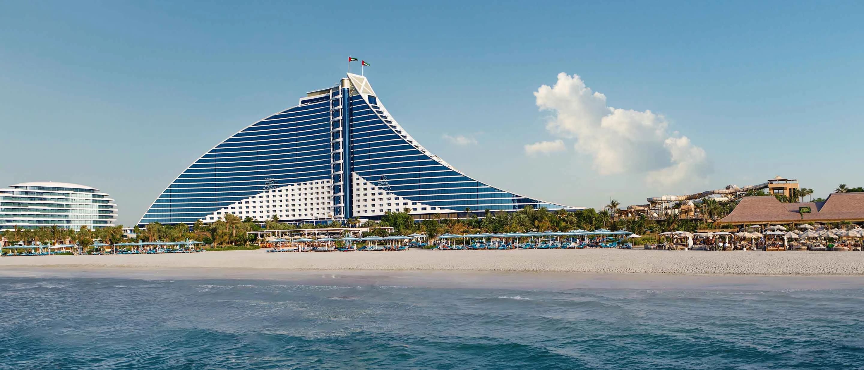 Jumeirah Beach Hotel en su destino