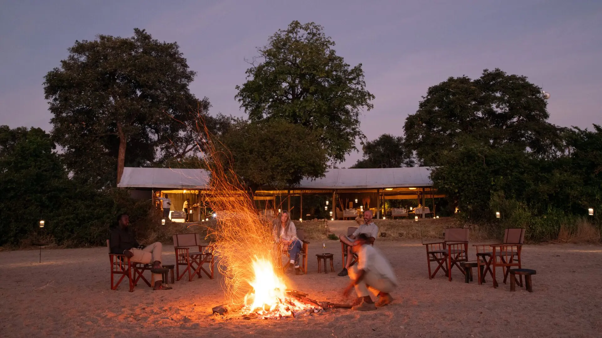 Asilia africa kokoko camp ruaha national park camp fire jpg