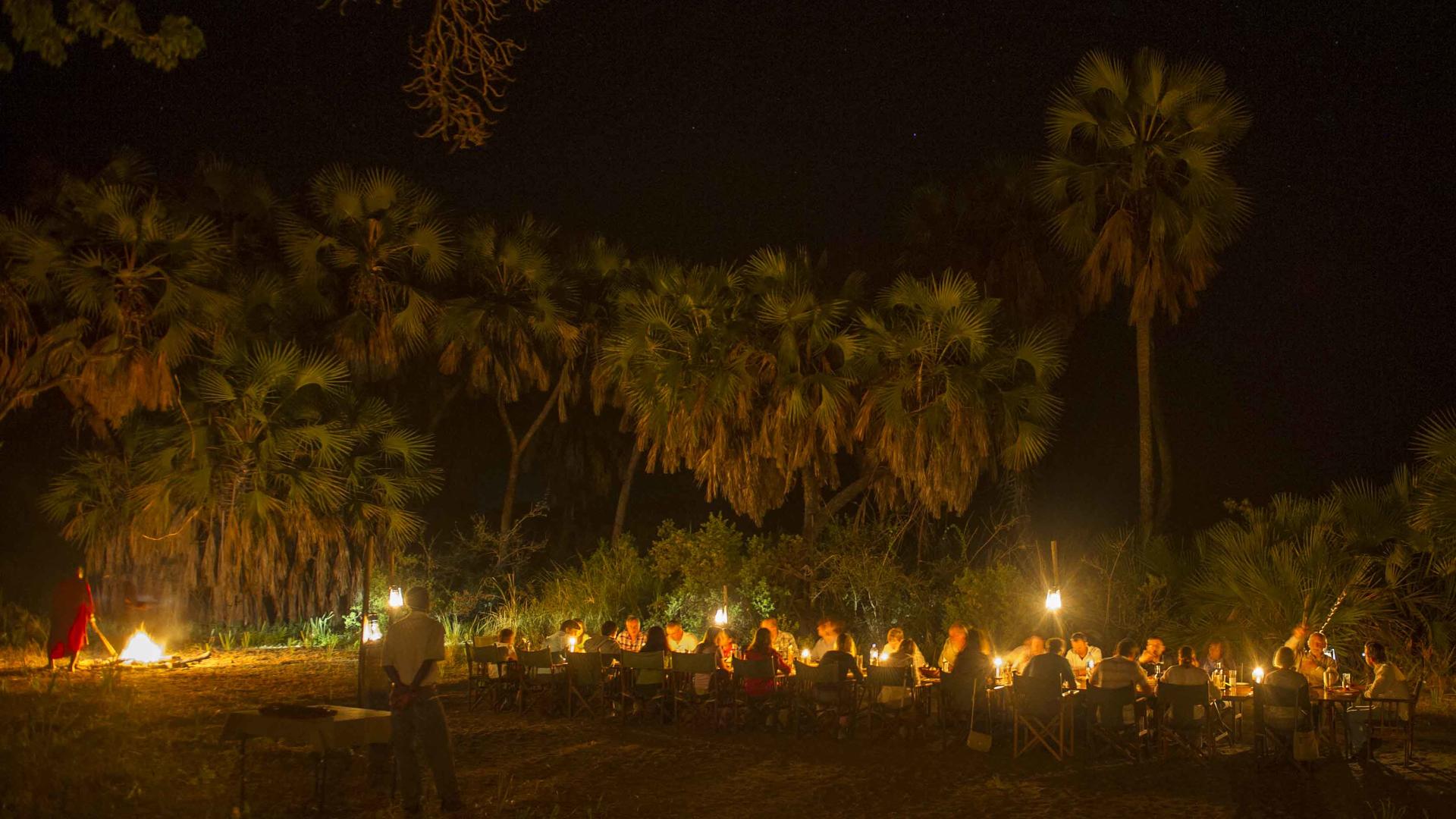 Lake Manze Camp en Selous Reserve