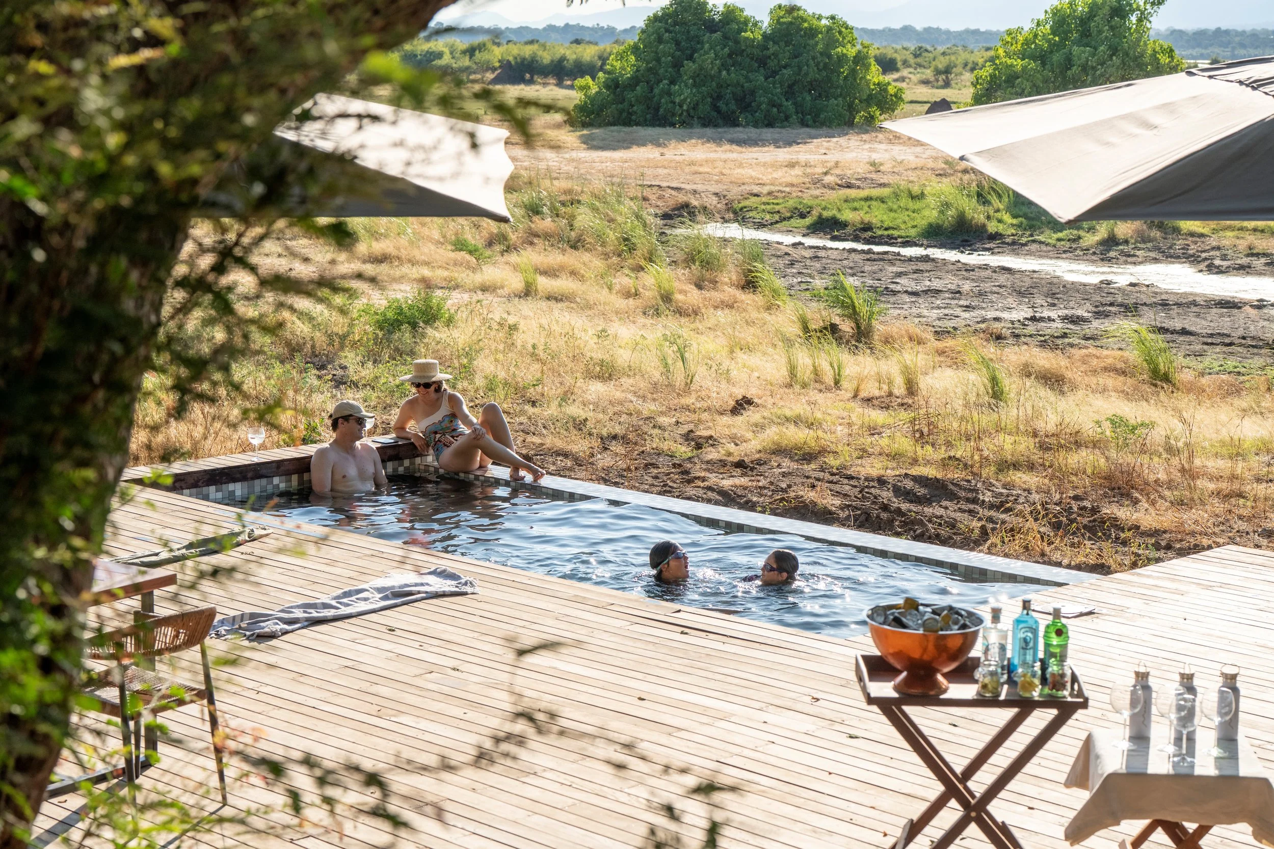 Mana Sands Main Camp en Mana Pools