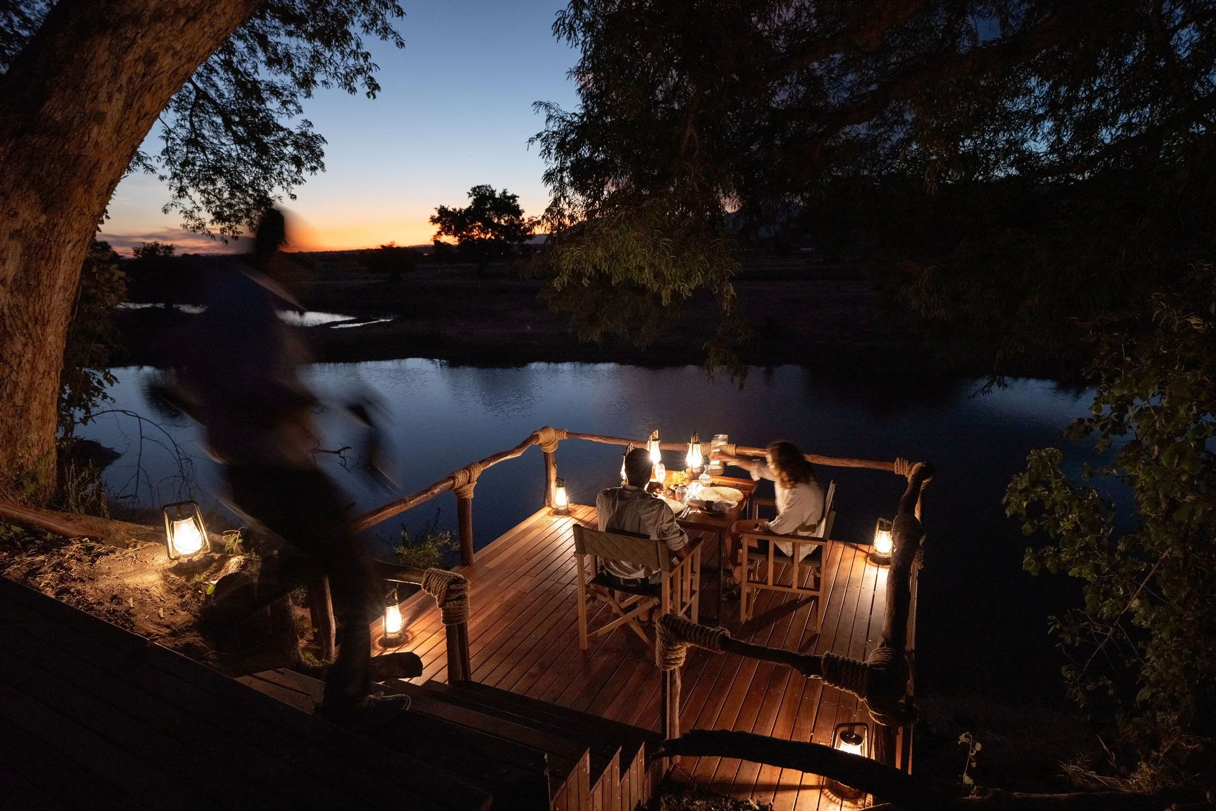 Mana Sands Main Camp en Mana Pools