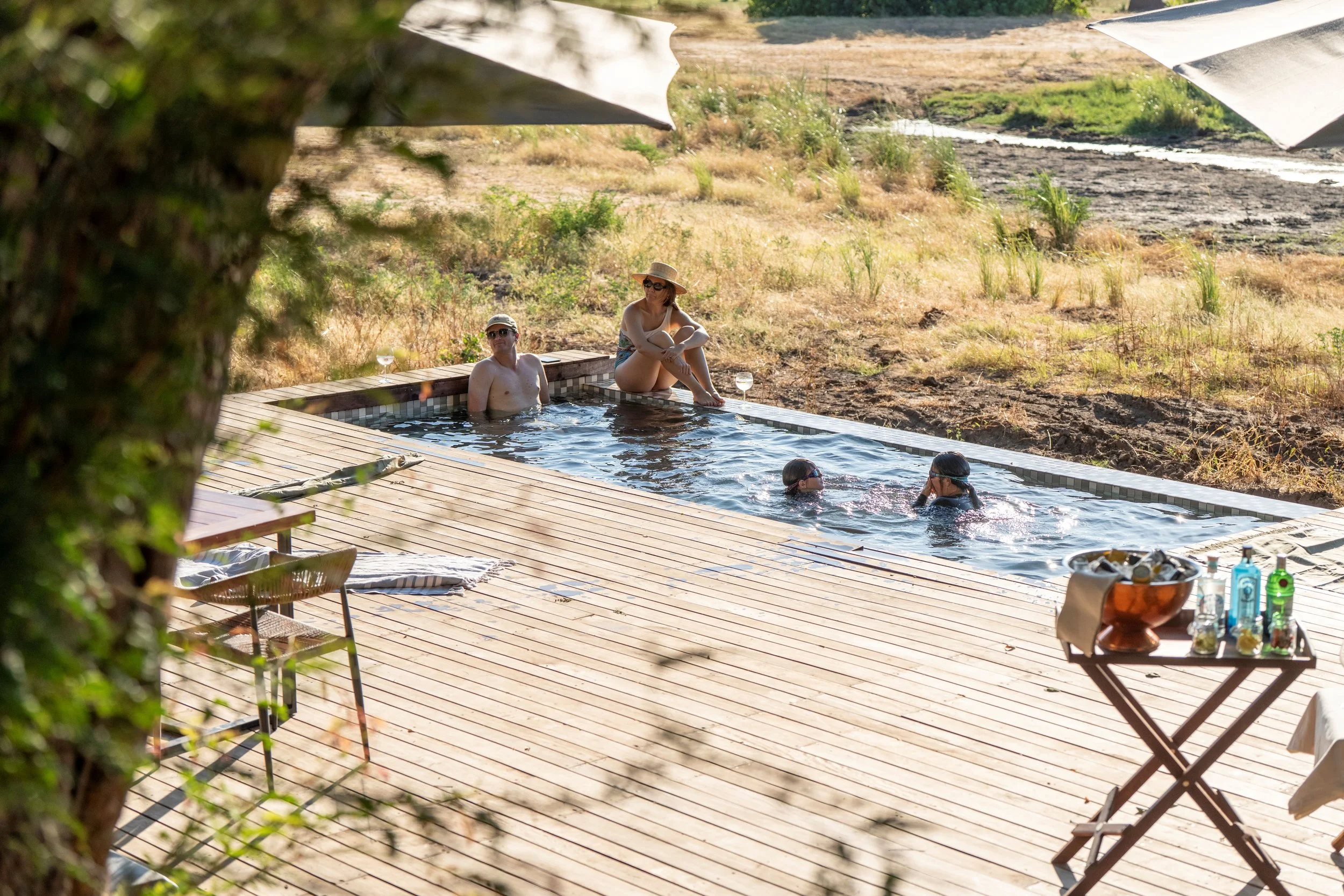 Mana Sands Main Camp en Mana Pools