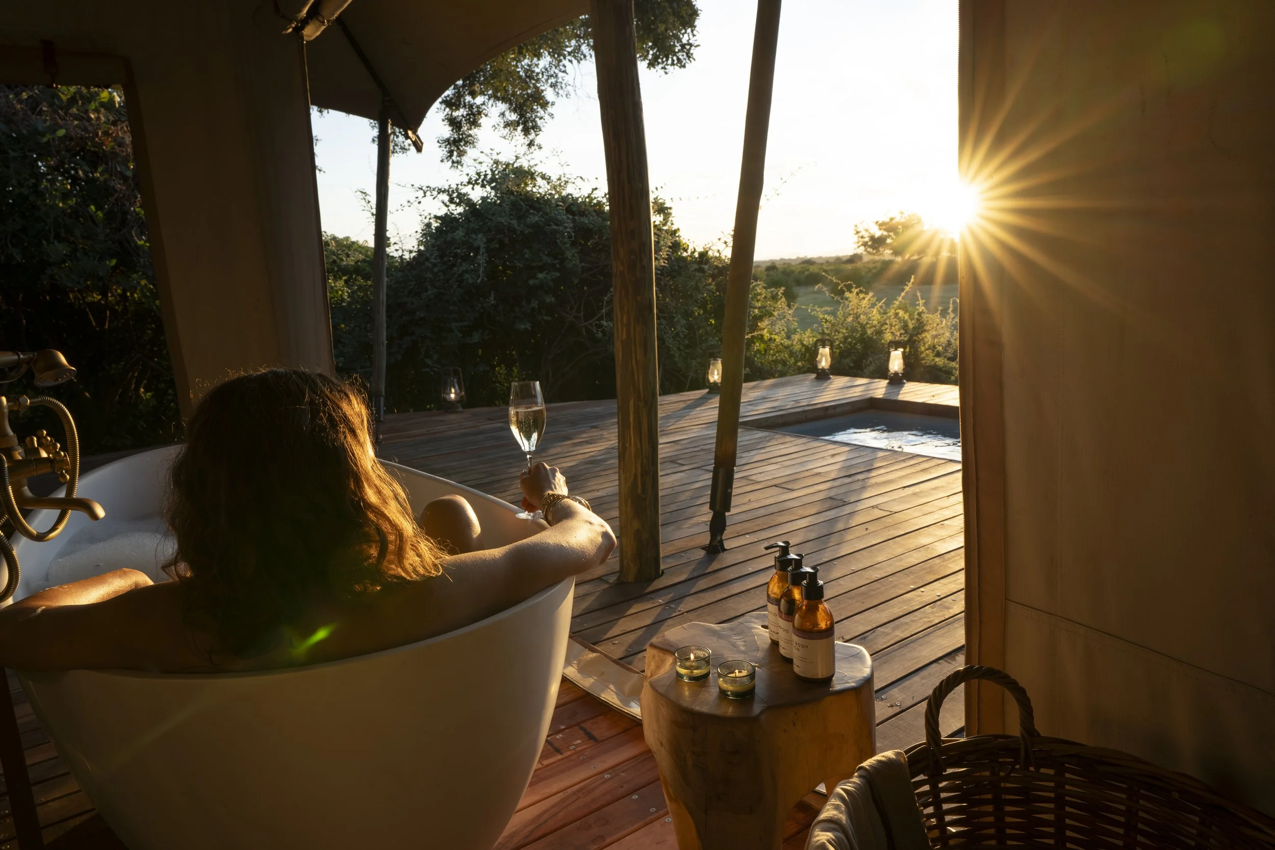 Mana Sands Main Camp en Mana Pools