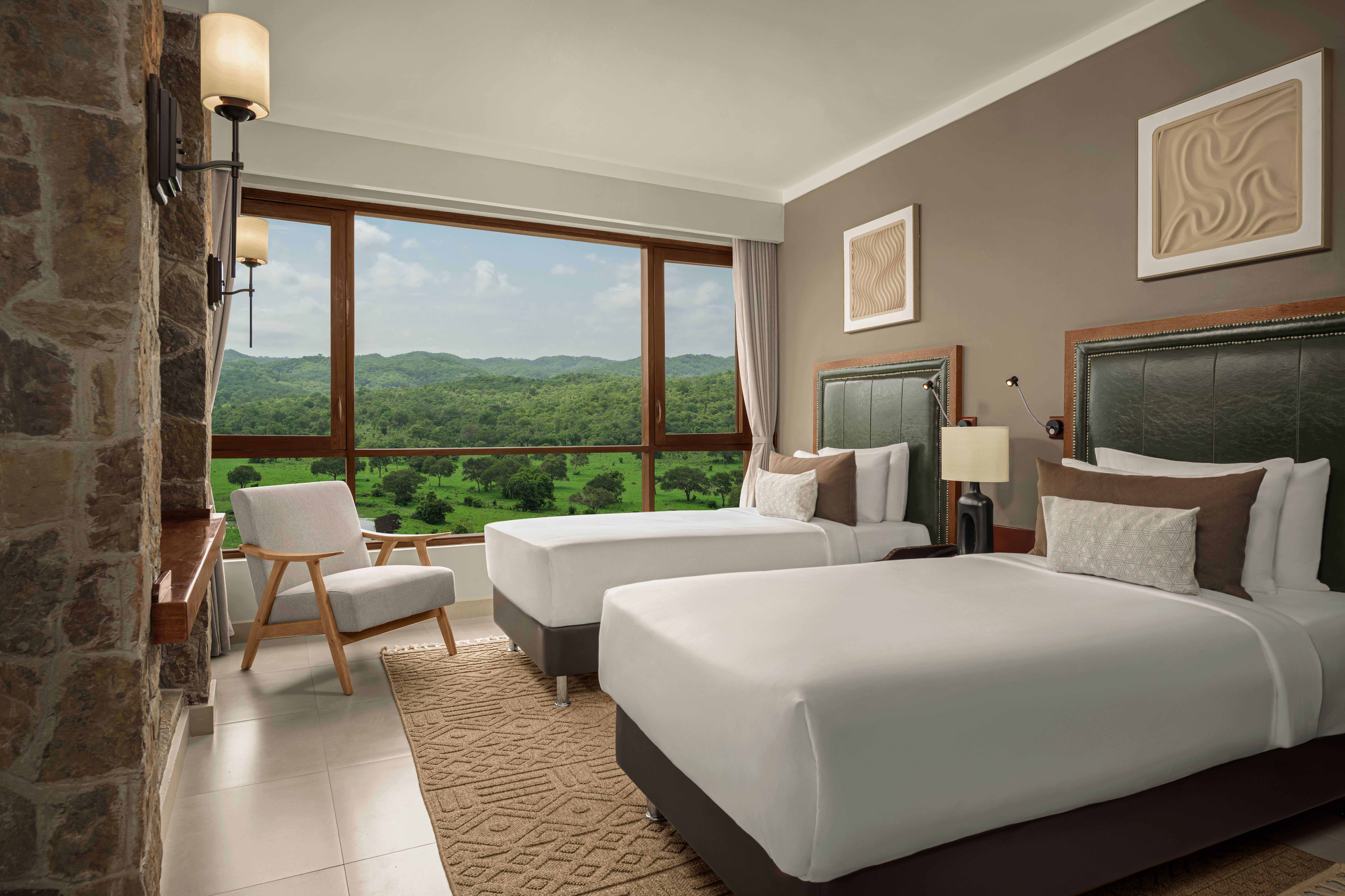 Wellworth mikumi wildlife lodge twin room 1