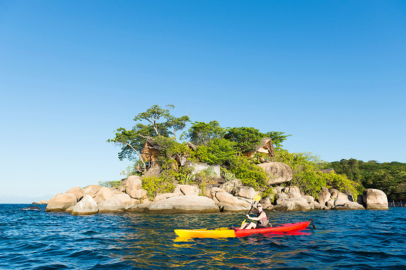 Mumbo Island Camp en Parque Nacional del Lago Malawi