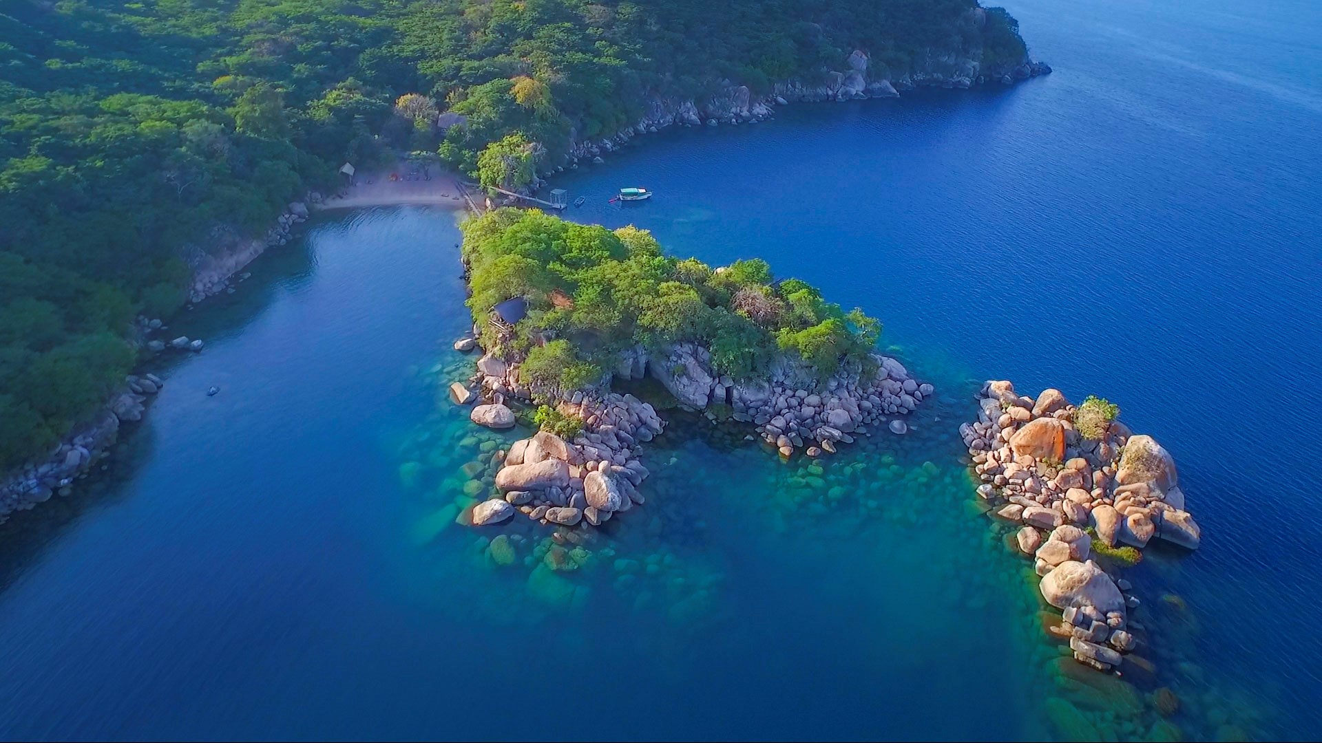 Mumbo Island Camp en Parque Nacional del Lago Malawi