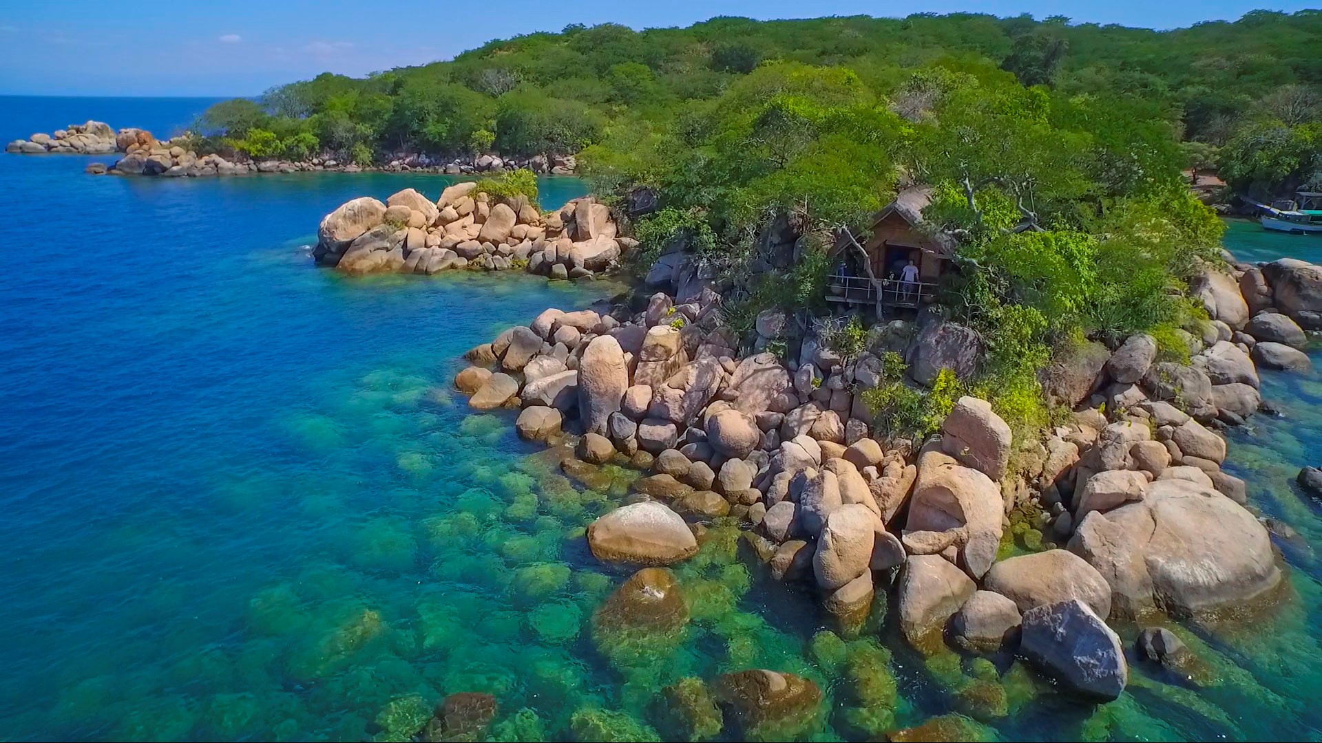 Mumbo Island Camp en Parque Nacional del Lago Malawi