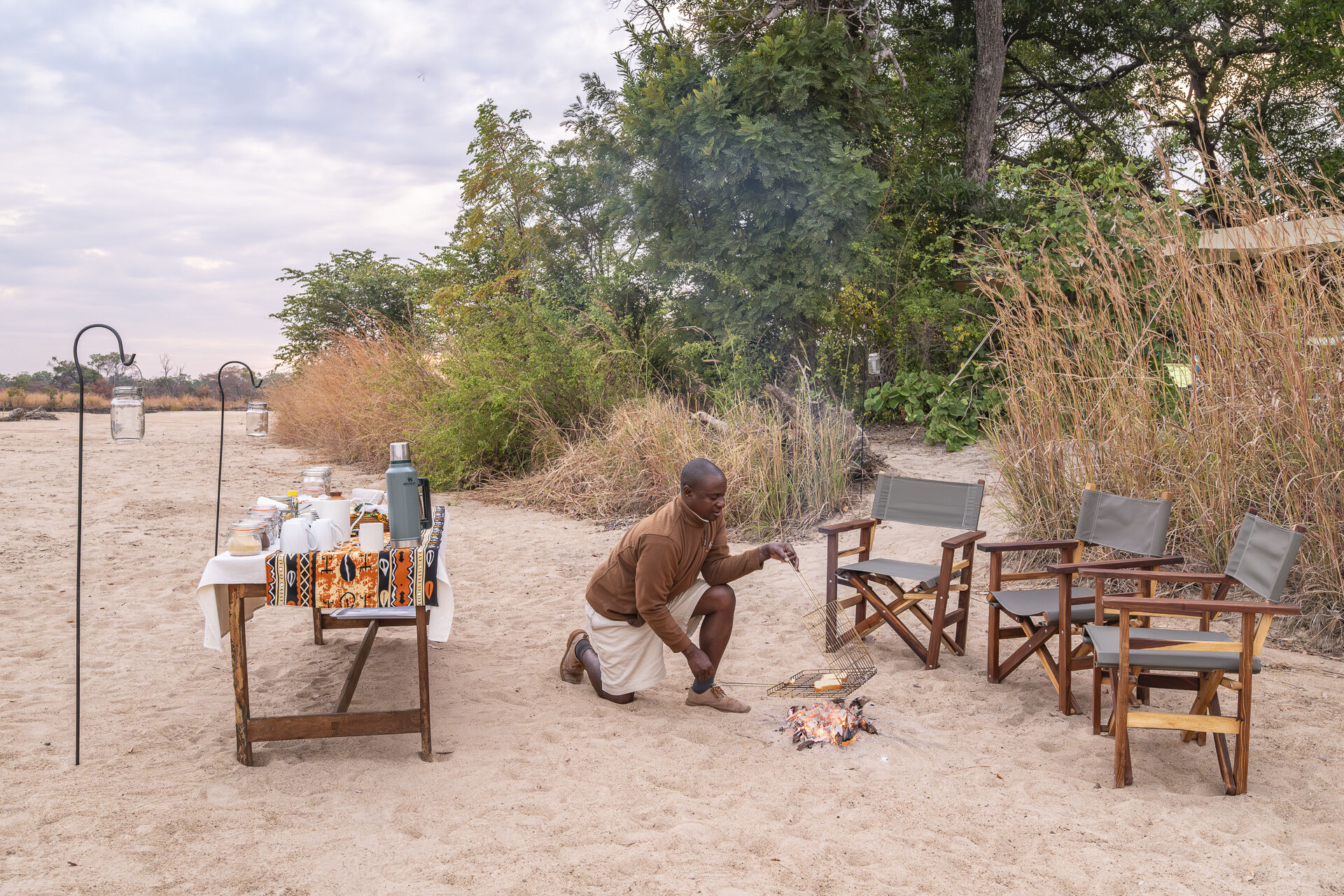 Nkonzi Camp en Luangwa Valley