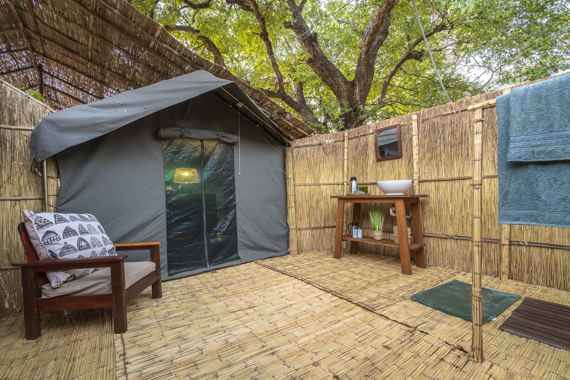 Nkonzi Camp en Luangwa Valley