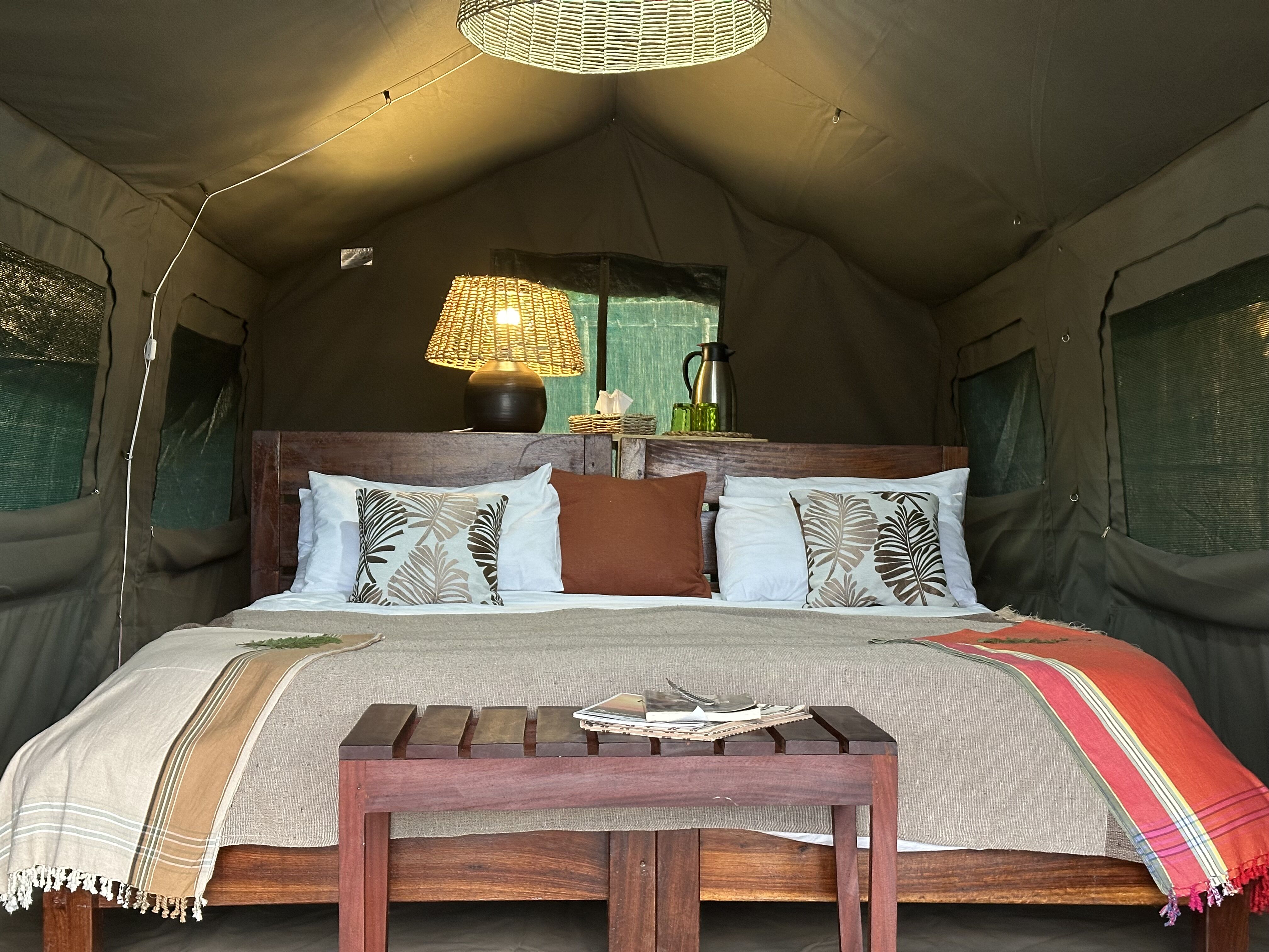 Nkonzi Camp en Luangwa Valley