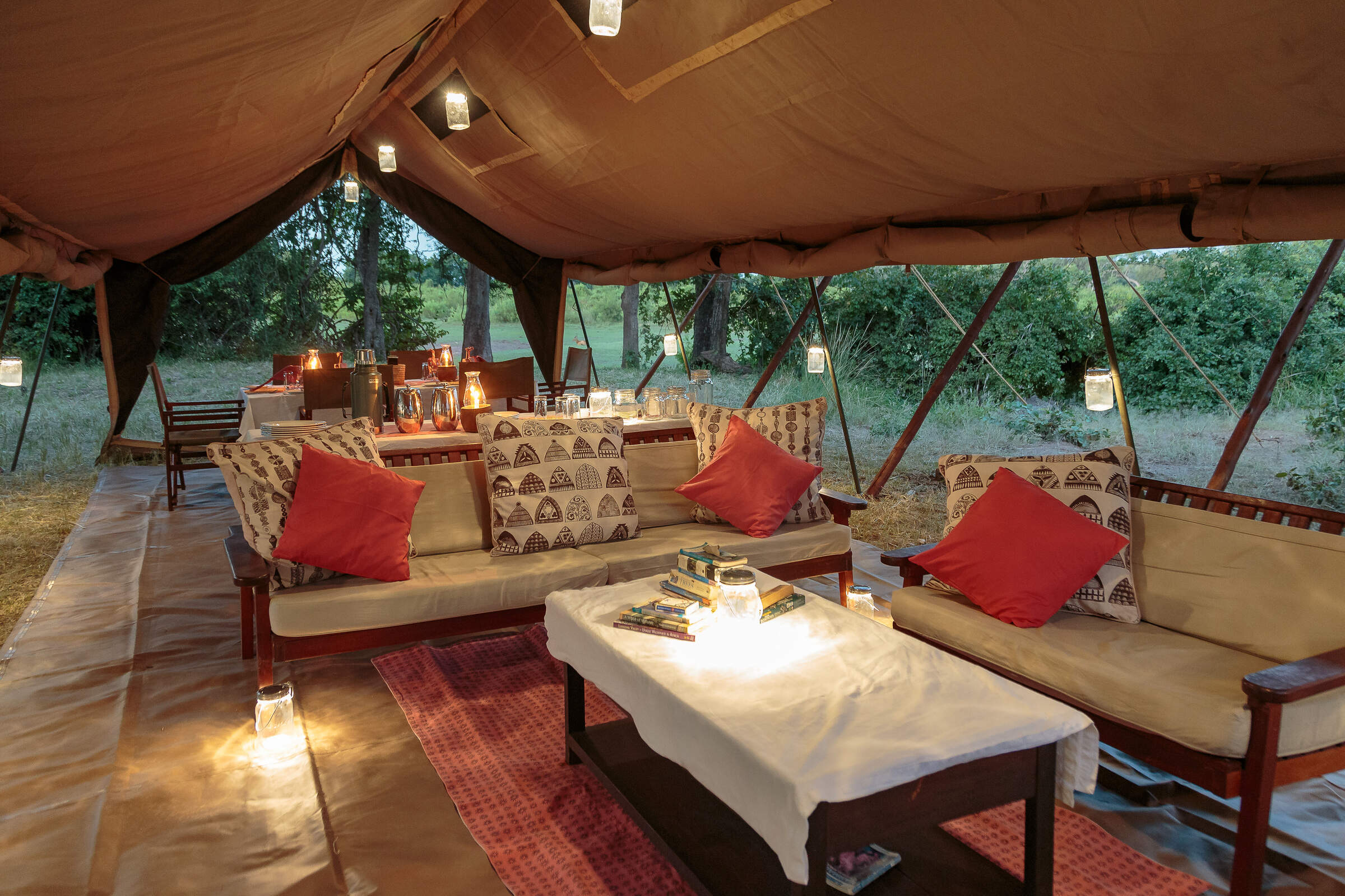 Nkonzi Camp en Luangwa Valley