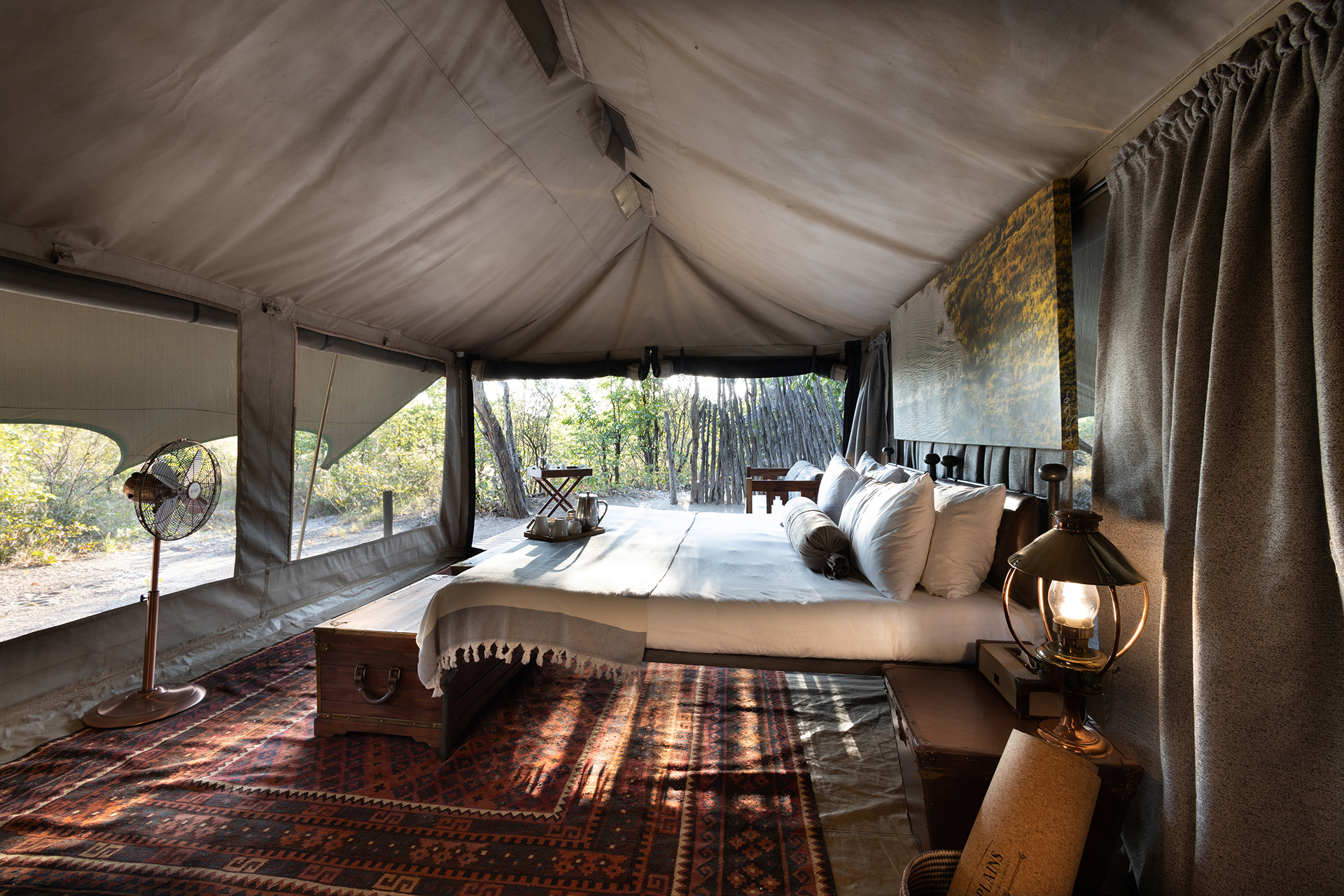 Selinda Explorers Camp en Reserva de Selinda