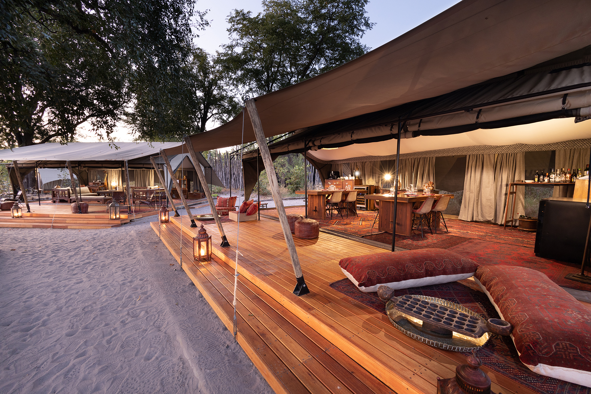 Selinda Explorers Camp en Reserva de Selinda