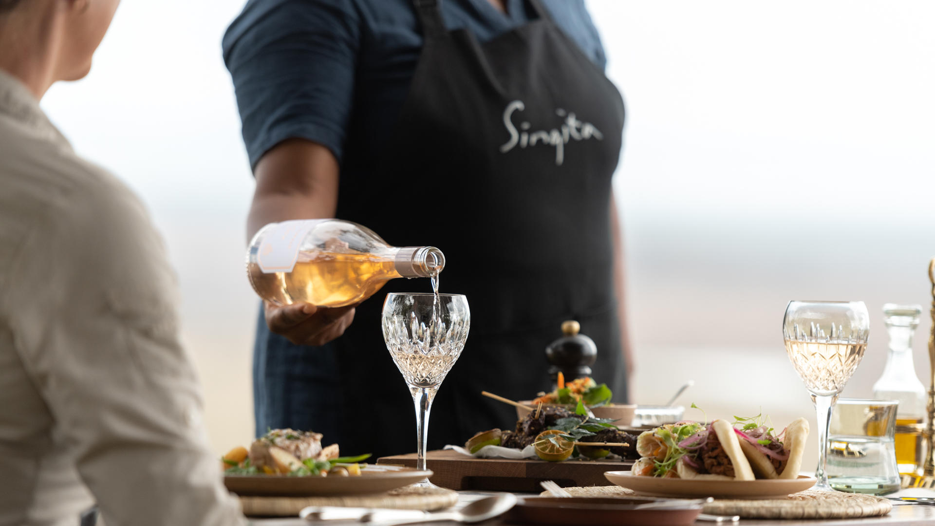Sgr wine experience sasakwa lodge lunch minnie mthombeni sommelier ross couper 1 5