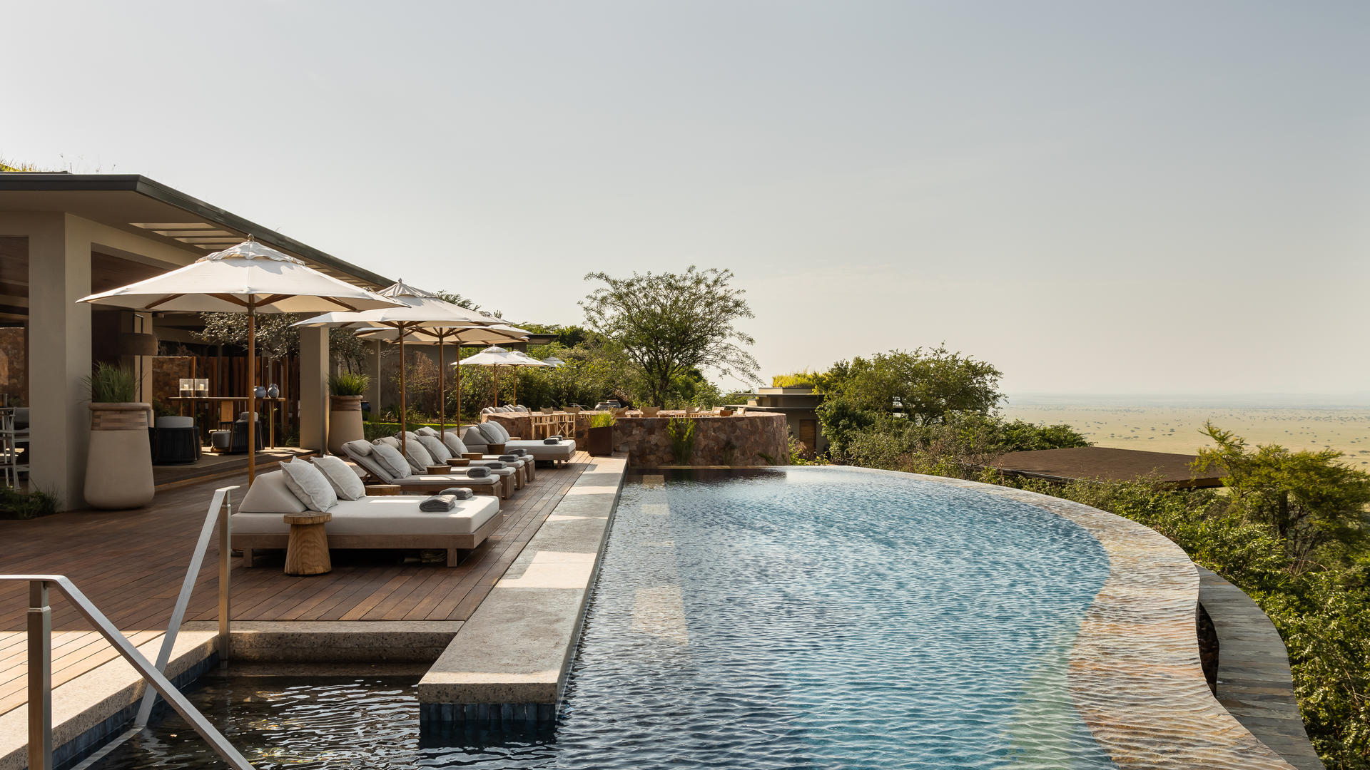 Singita milele main pool 1