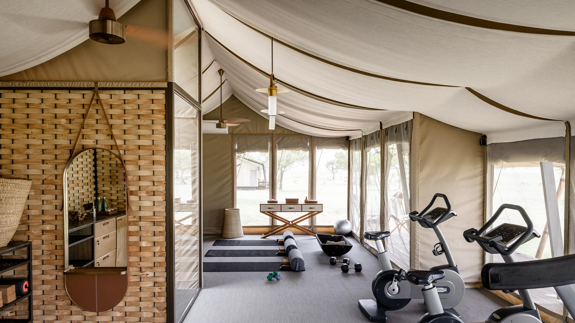 Singita sabora fitness area