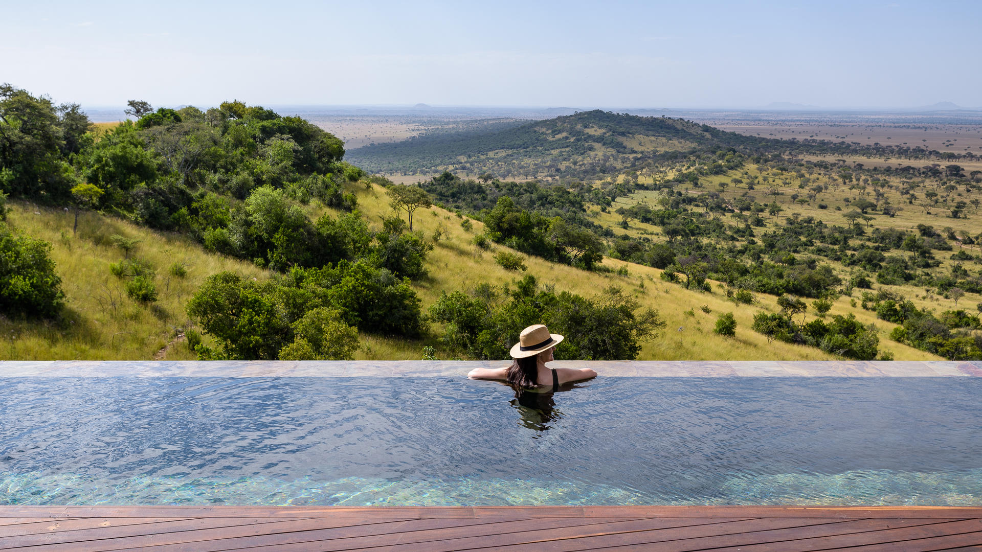 Hillside suite singita sasakwa lodge pool with a view