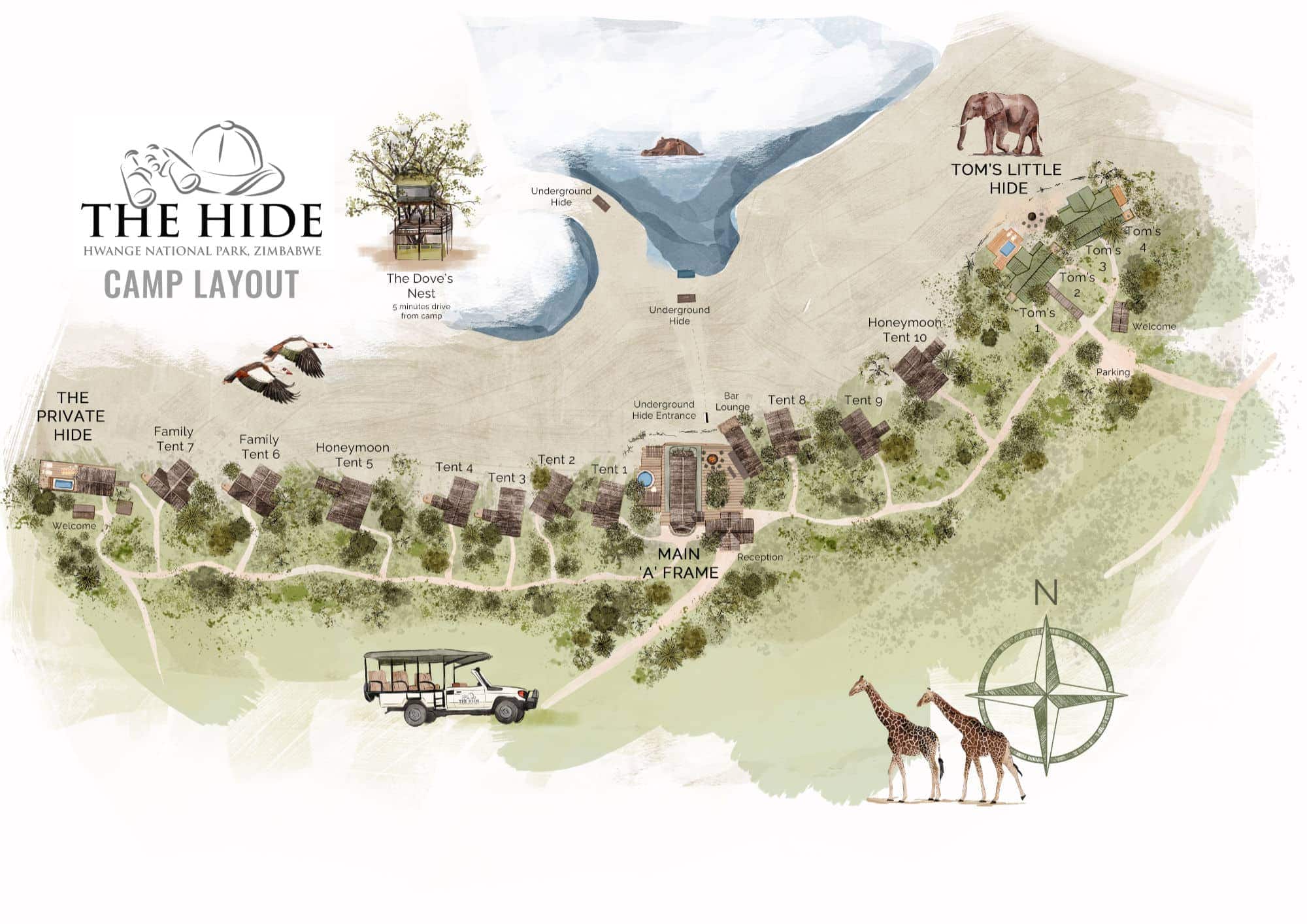 The Hide en su destino