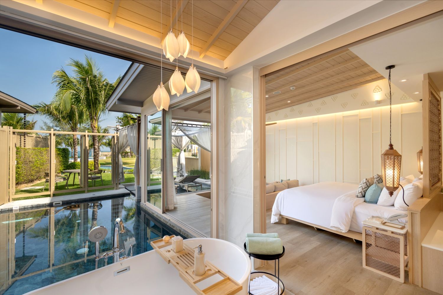 Seaview double pool villa1