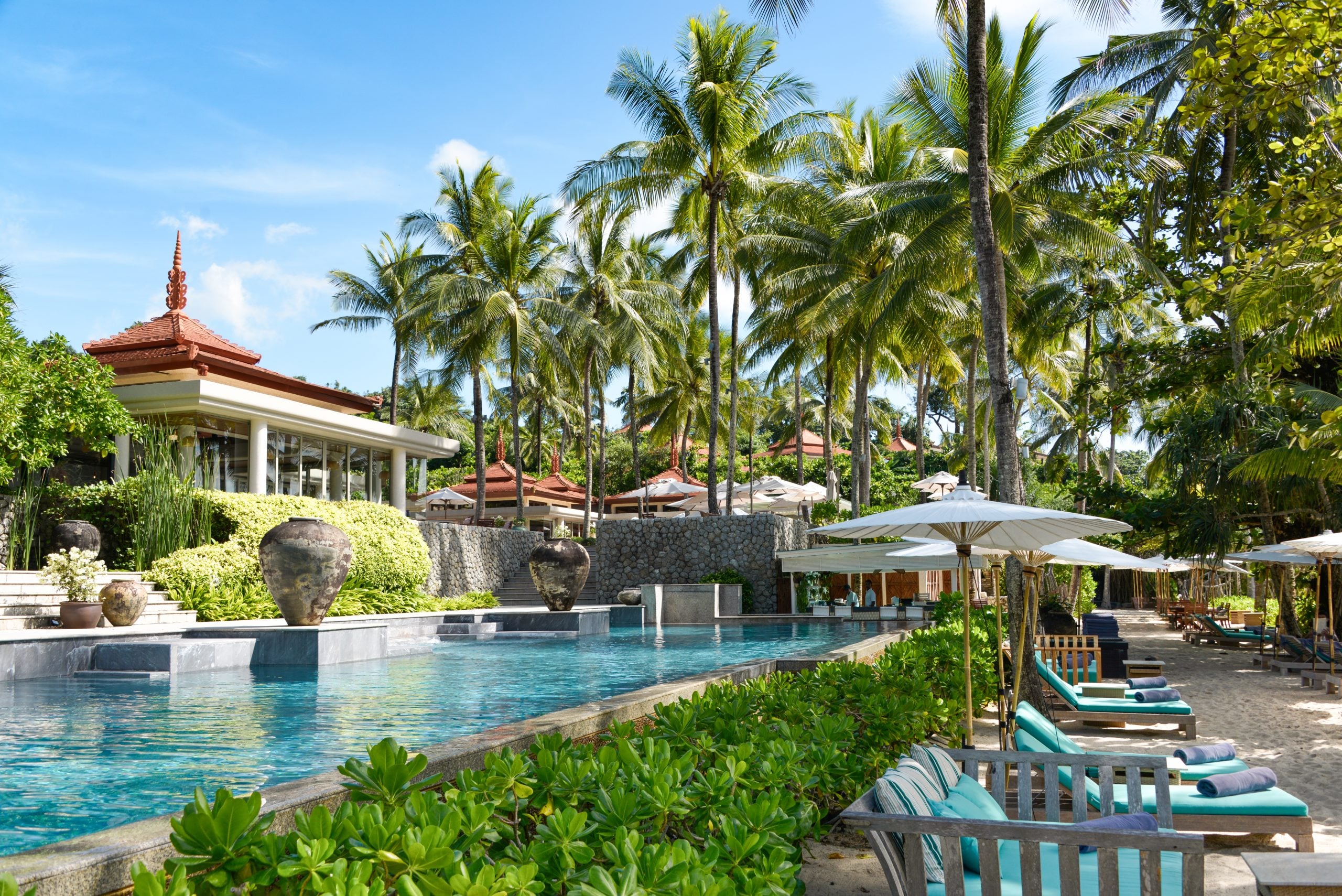 Trisara swimming pool