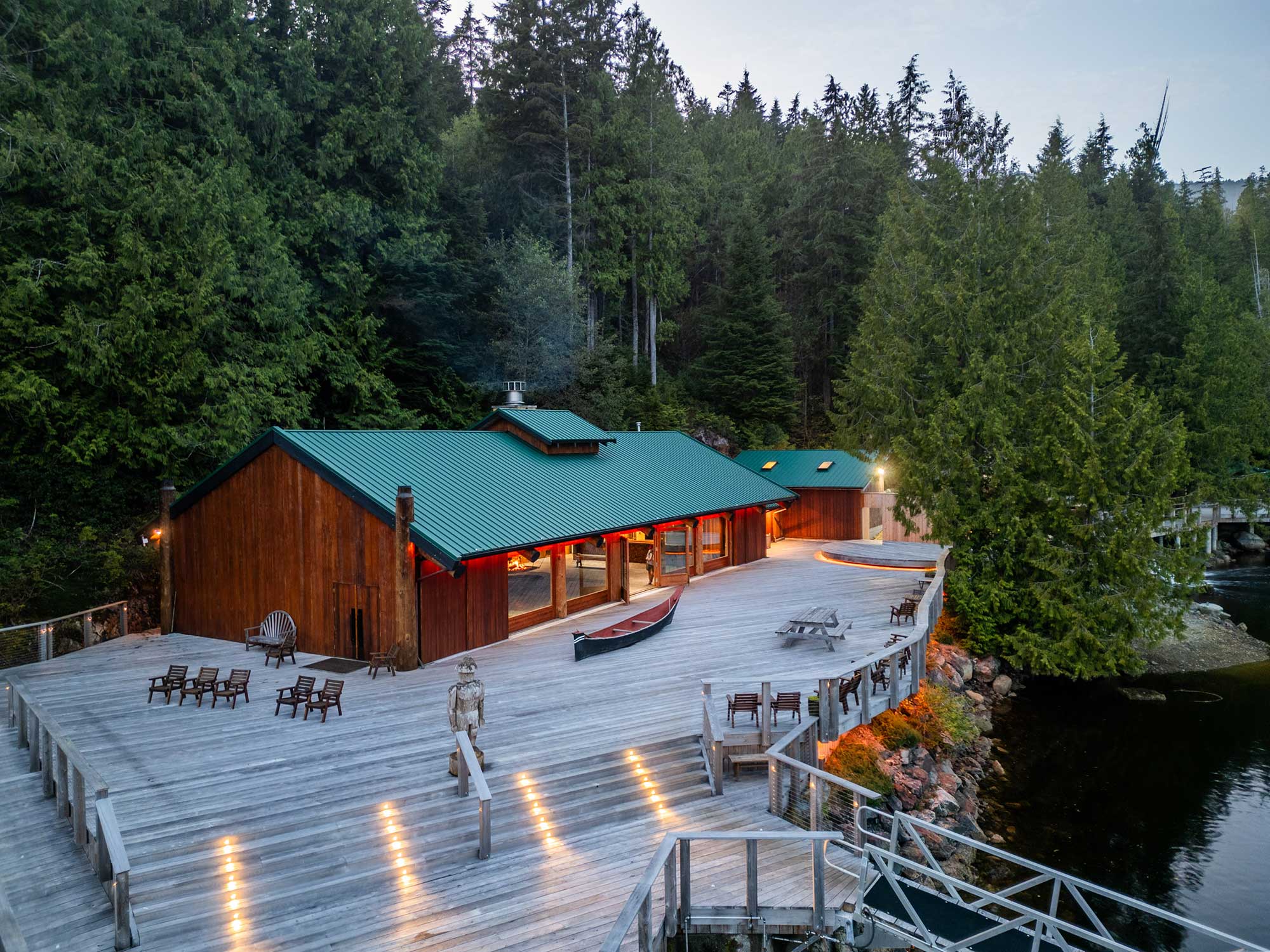 Wahous Wilderness Lodge en Tofino