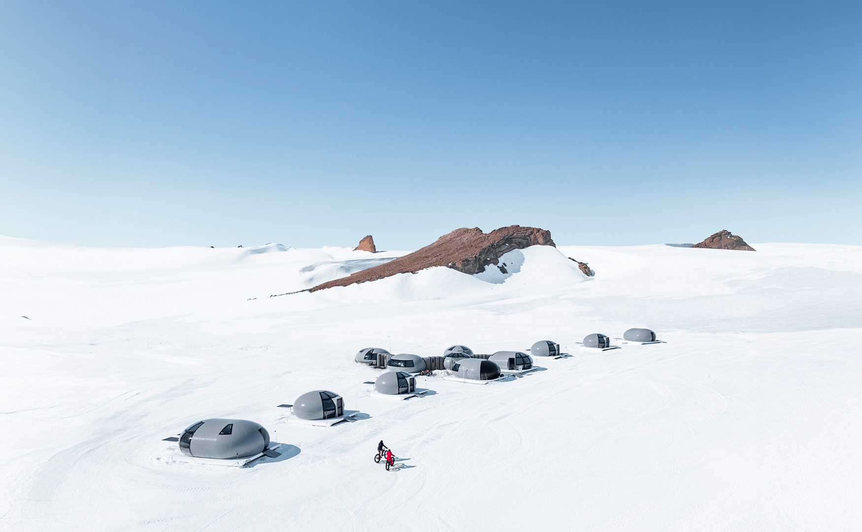 White Desert Echo Base en Antártida