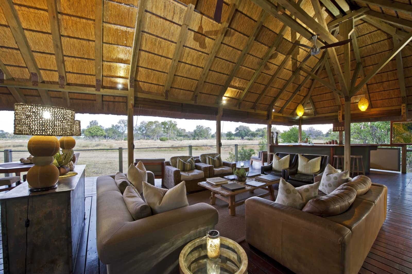 Chitabe lediba lounge area with view