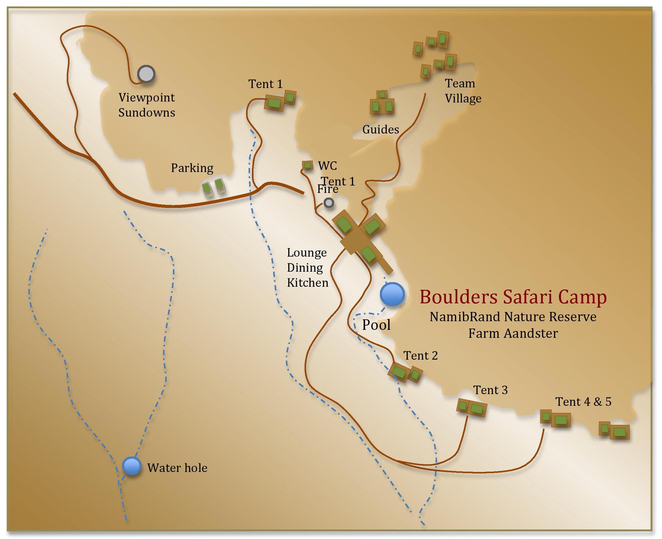 Boulders camp wolwedans namibia