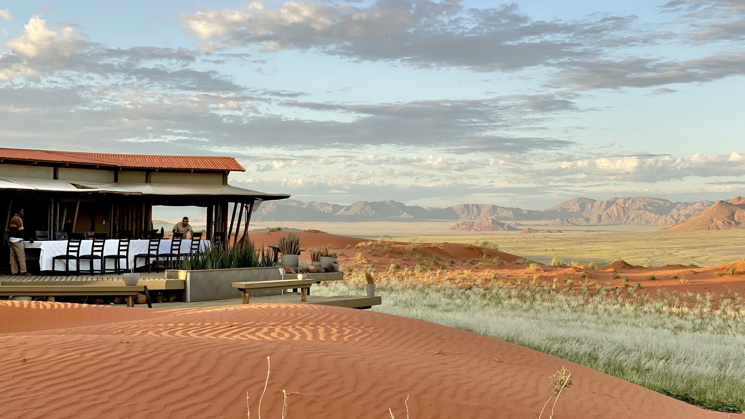 Wolwedans collection desert lodge dining with a view