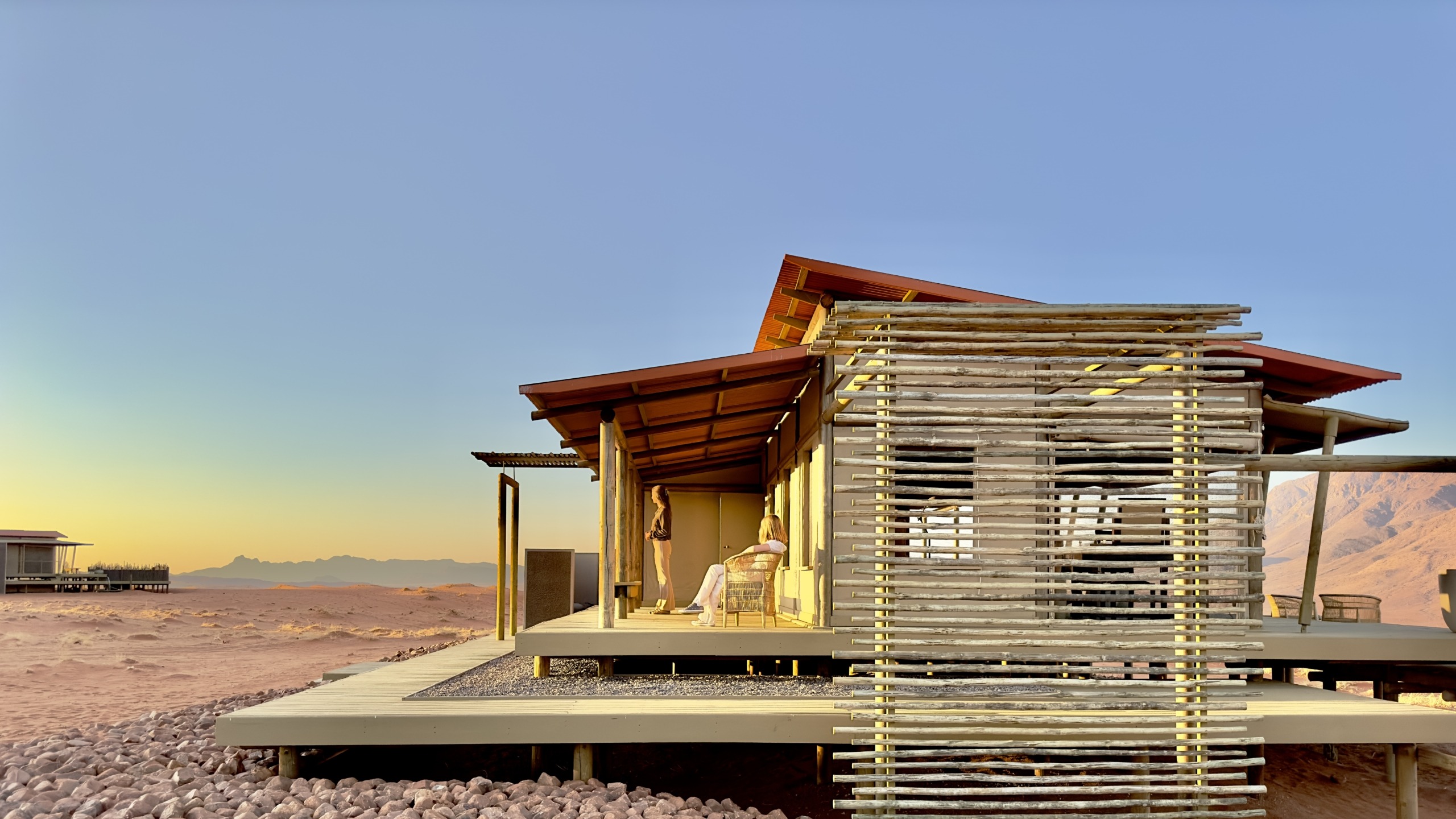 Wolwedans collection desert lodge exterior side