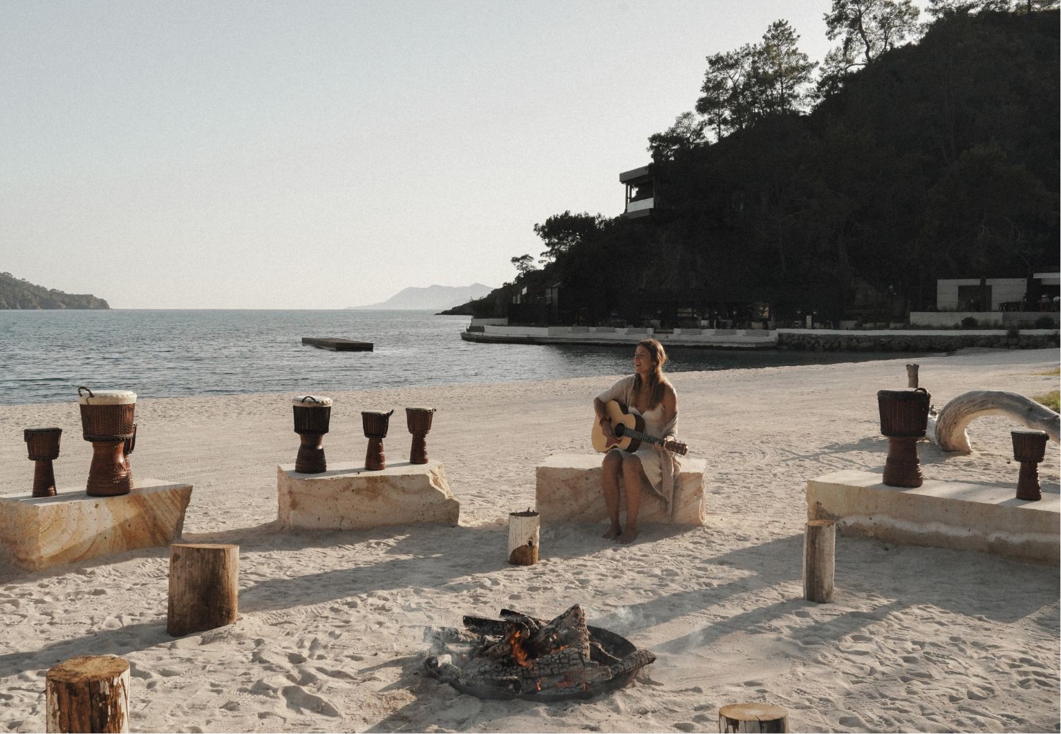 Ahama living experiences fire gathering