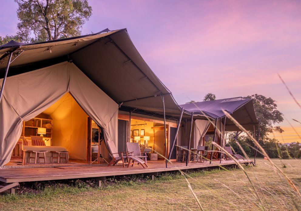 Family tent sunrise 4