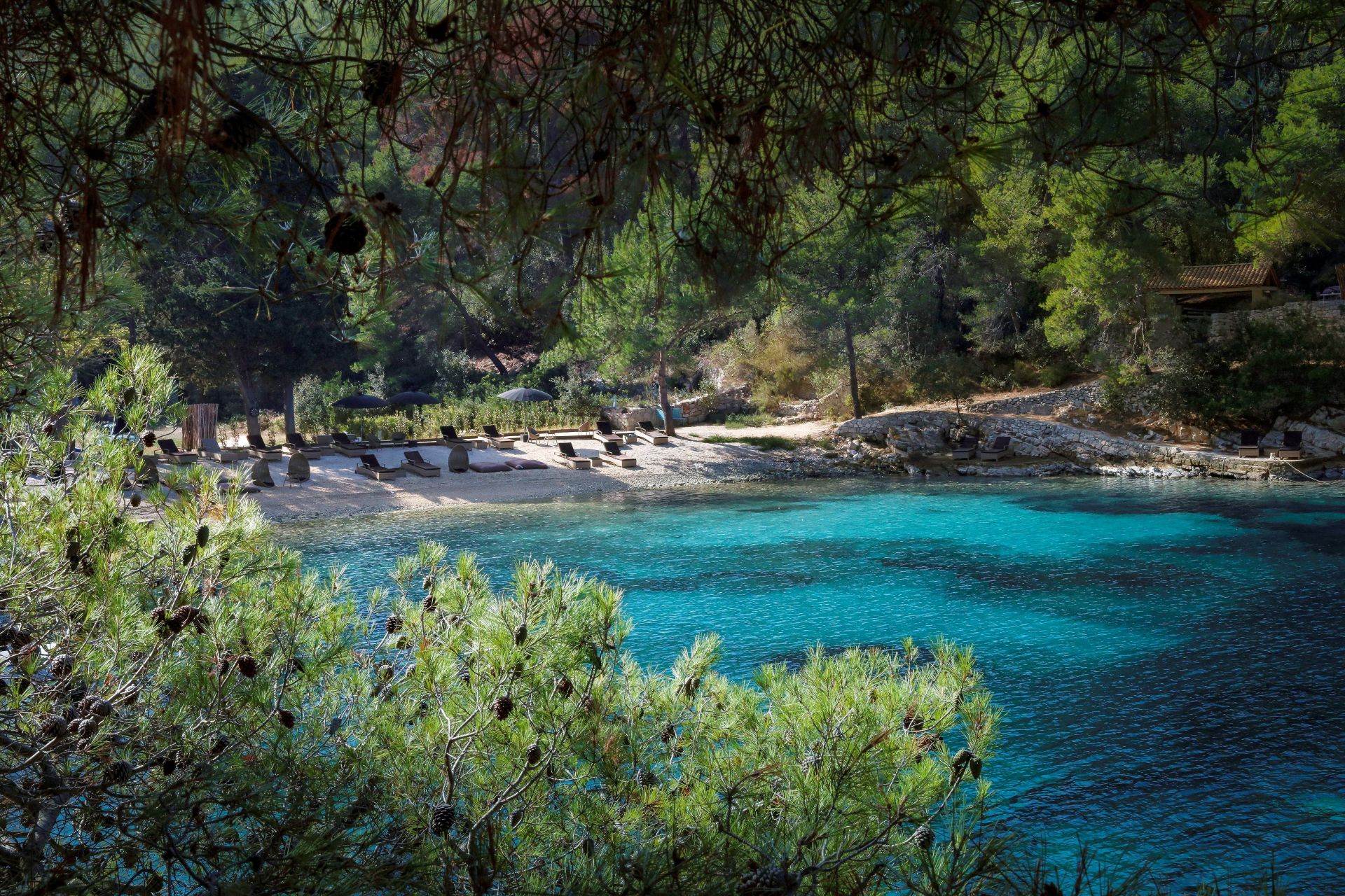 Little Green Bay en Hvar