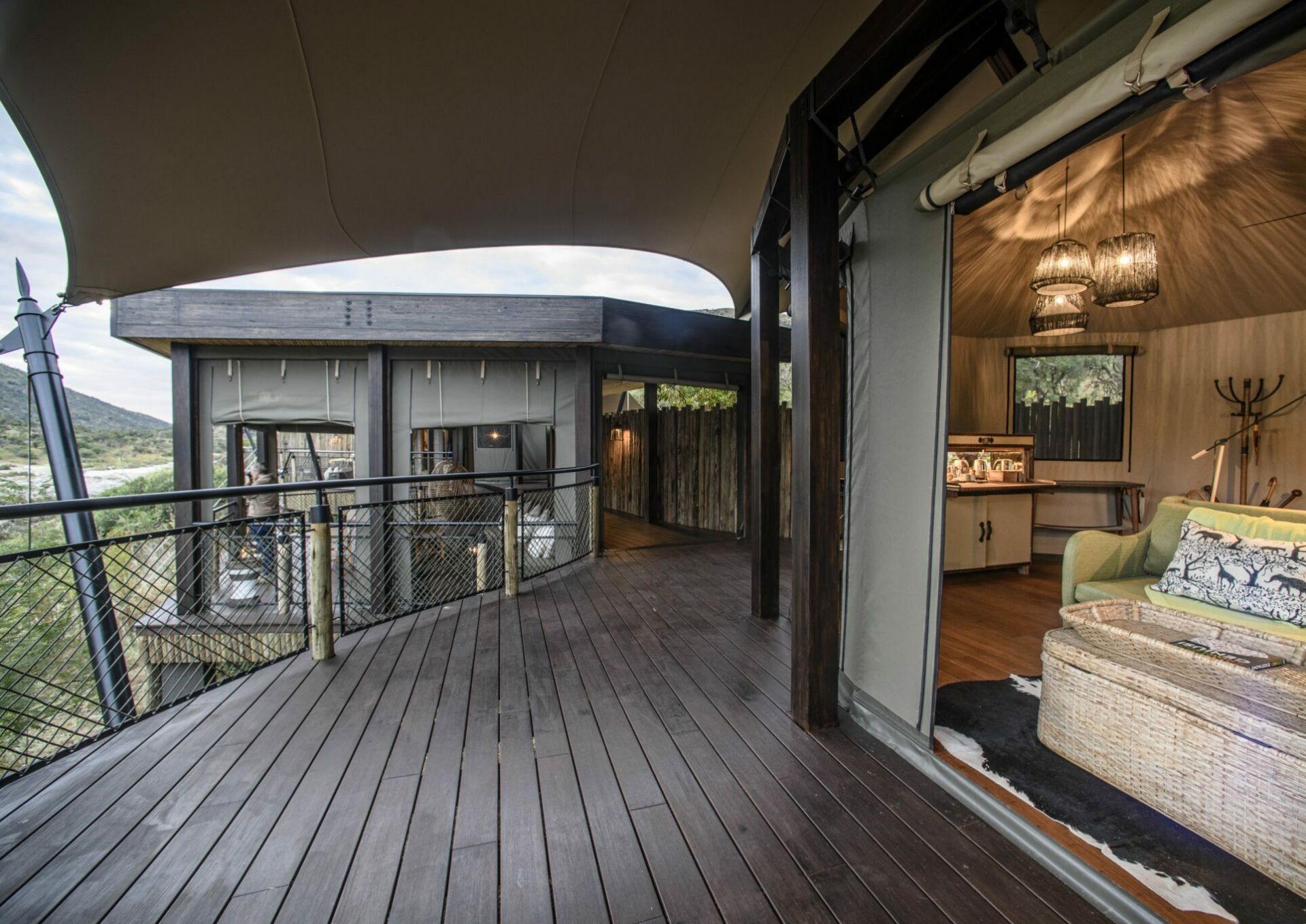 Madwaleni River Lodge en Babanango Game Reserve