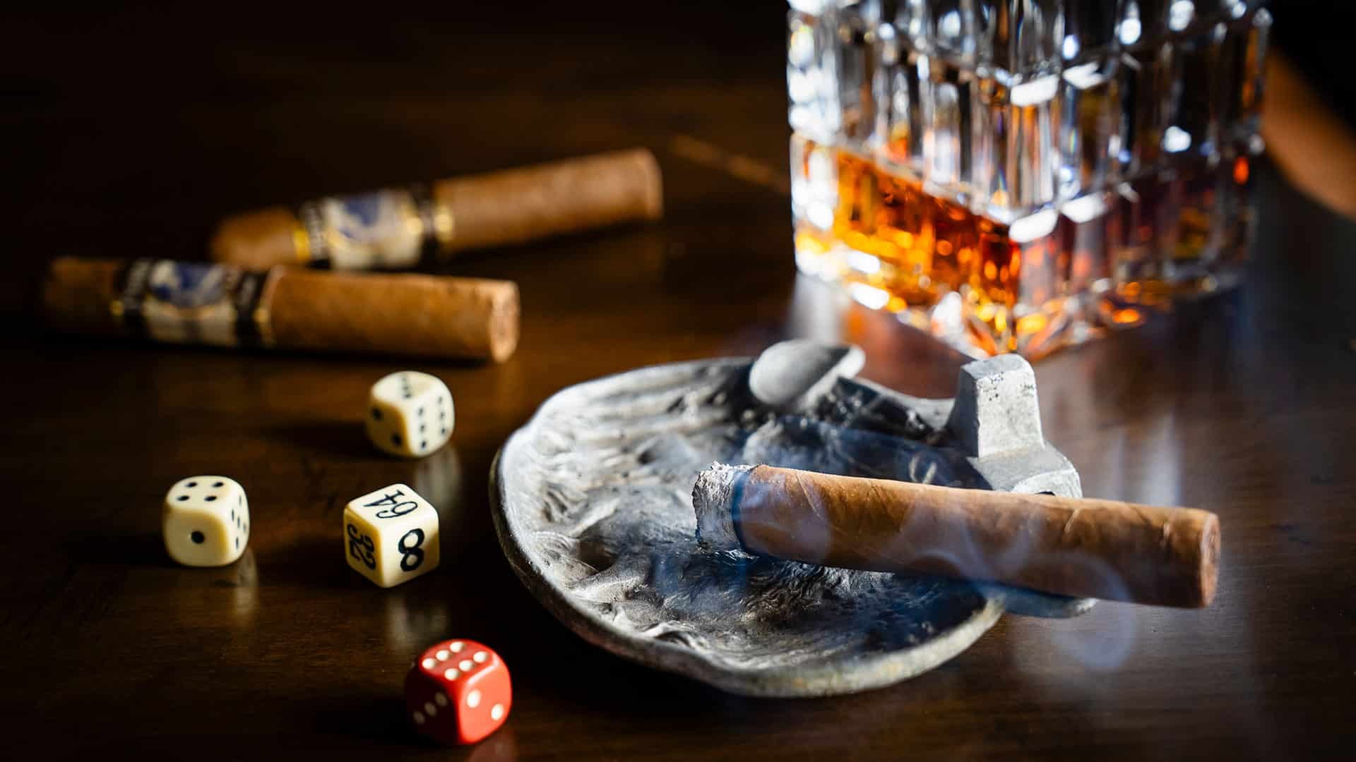 Trappers Den Cigar Menu